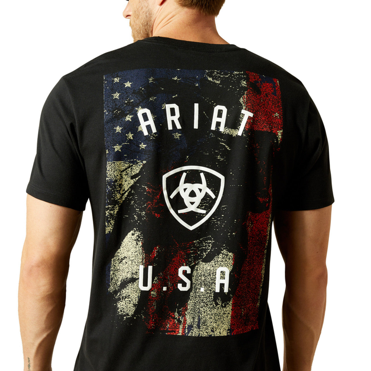 10062429 MNS Ariat Faded Bull T-Shirt