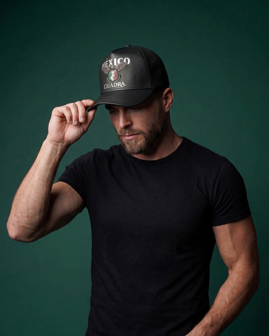 CP002 LIMITED EDITION BLACK LEATHER CAP - MEXICO 2026
