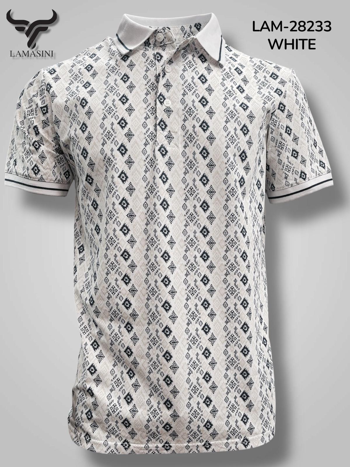 LAM28233 WHITE SHORT SLEEVE SHIRT