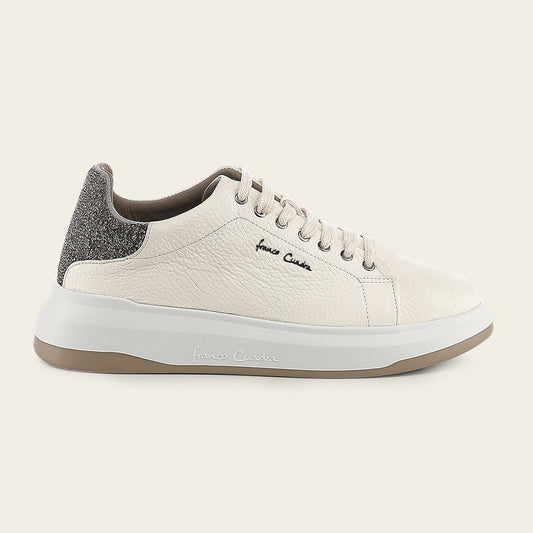 FF358 WOMEN'S GENUINE DEER LEATHER SNEAKERS