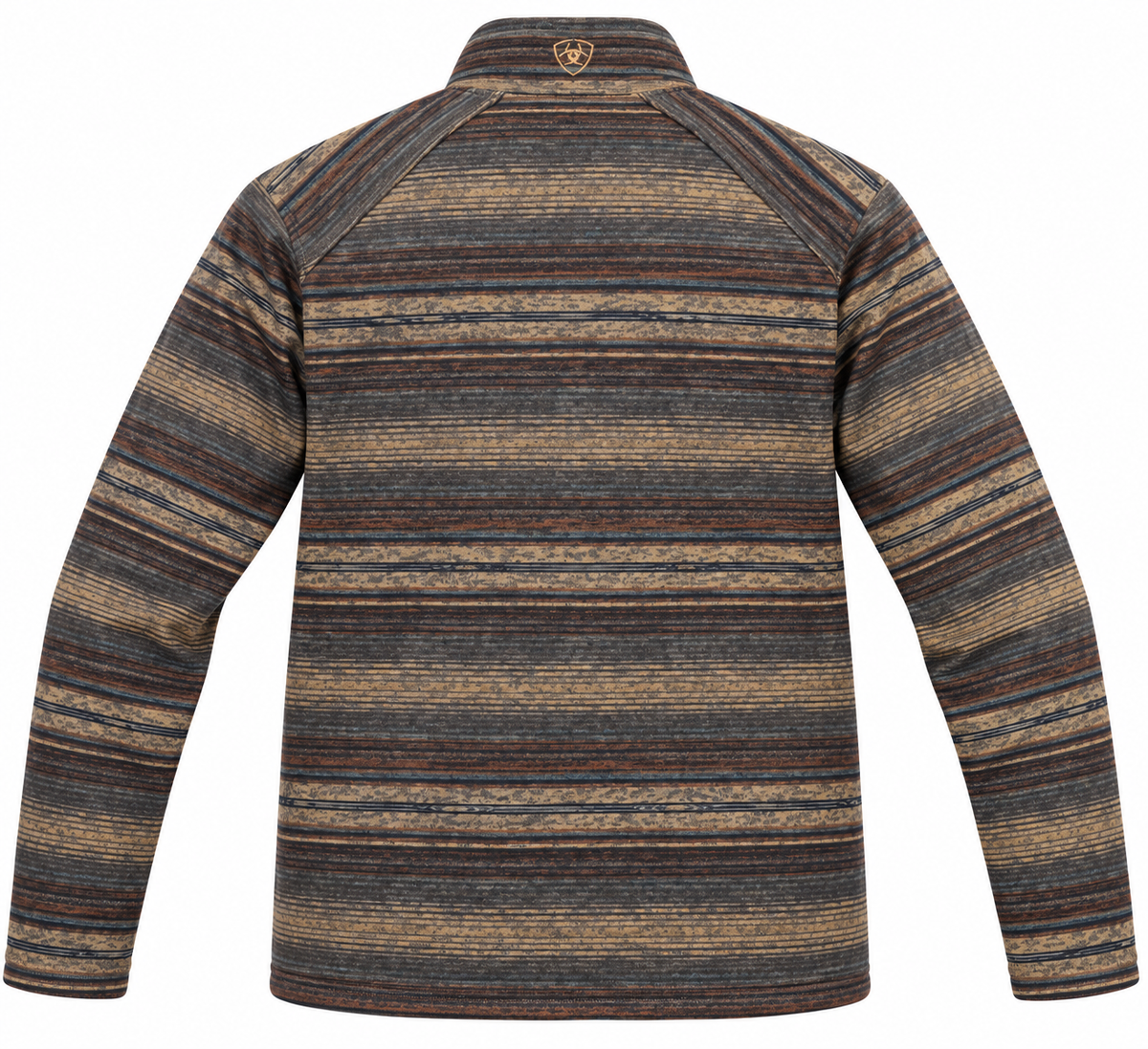 10079525 ARIAT CALDWELL FULL ZIPPER SWEATER BRAZIL NUT SERAPE