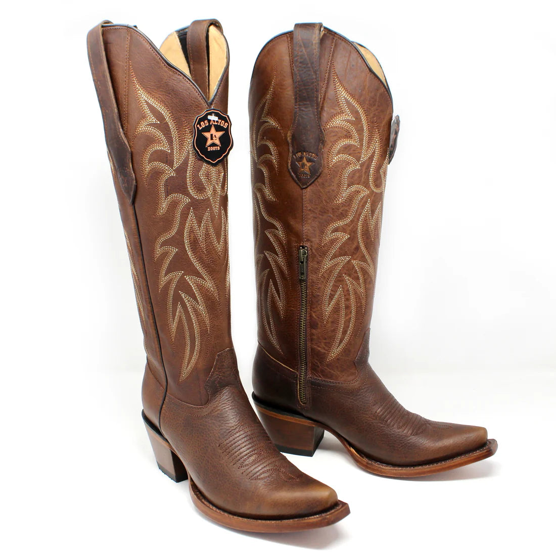3819940 LADIES SNIP TOE TALL SHAFT RAGE WALNUT