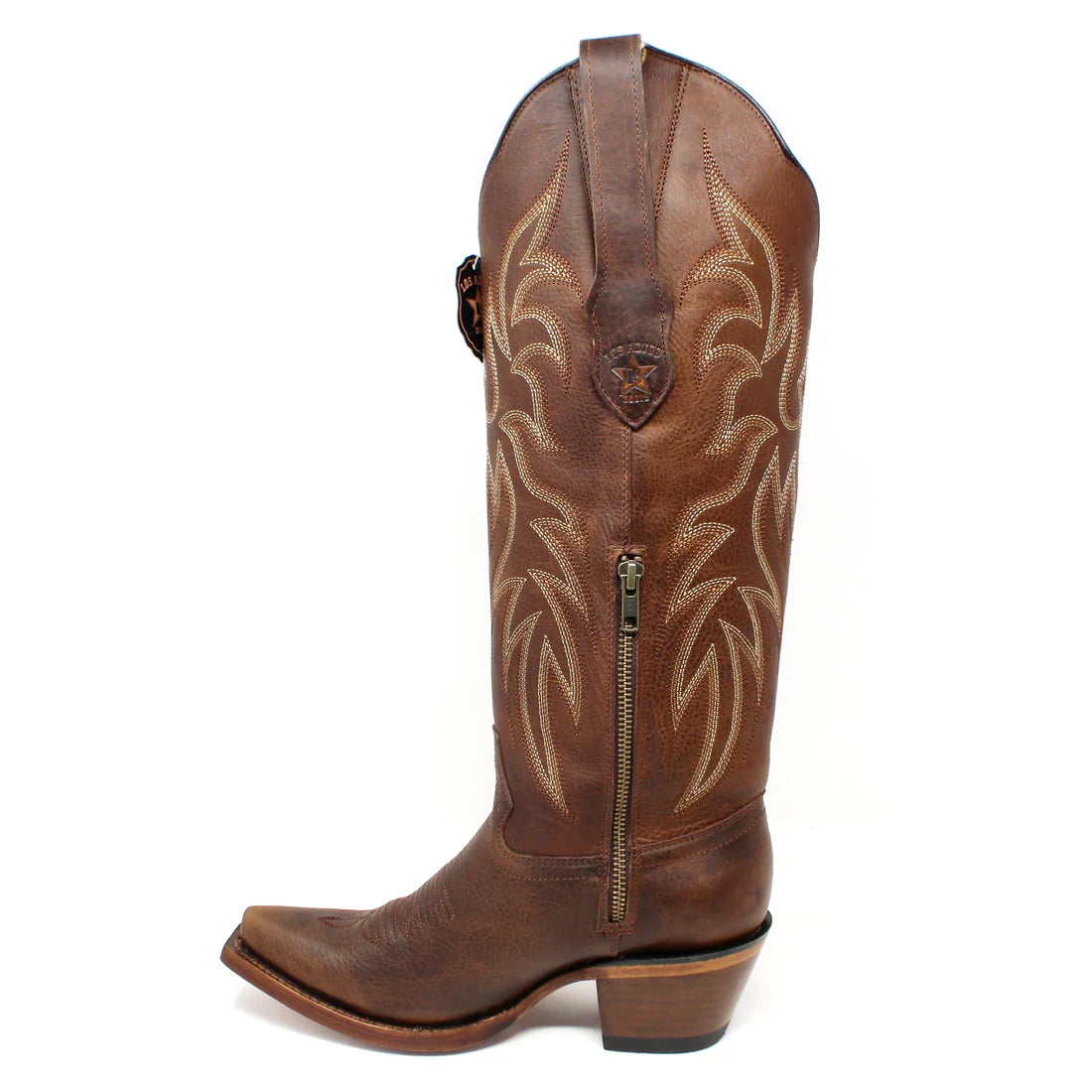 3819940 LADIES SNIP TOE TALL SHAFT RAGE WALNUT