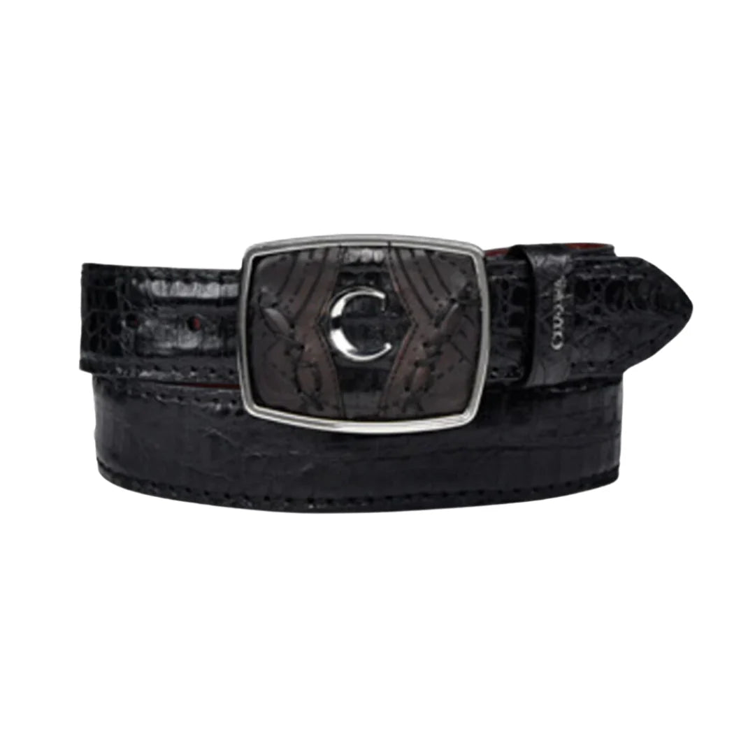 BC349 MN PLUNGE BLACK CAIMAN LASER BELT CUADRA