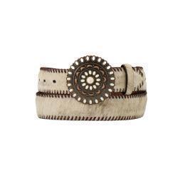 N320006237 NOCONA LADIES BELT LIGHT BROWN