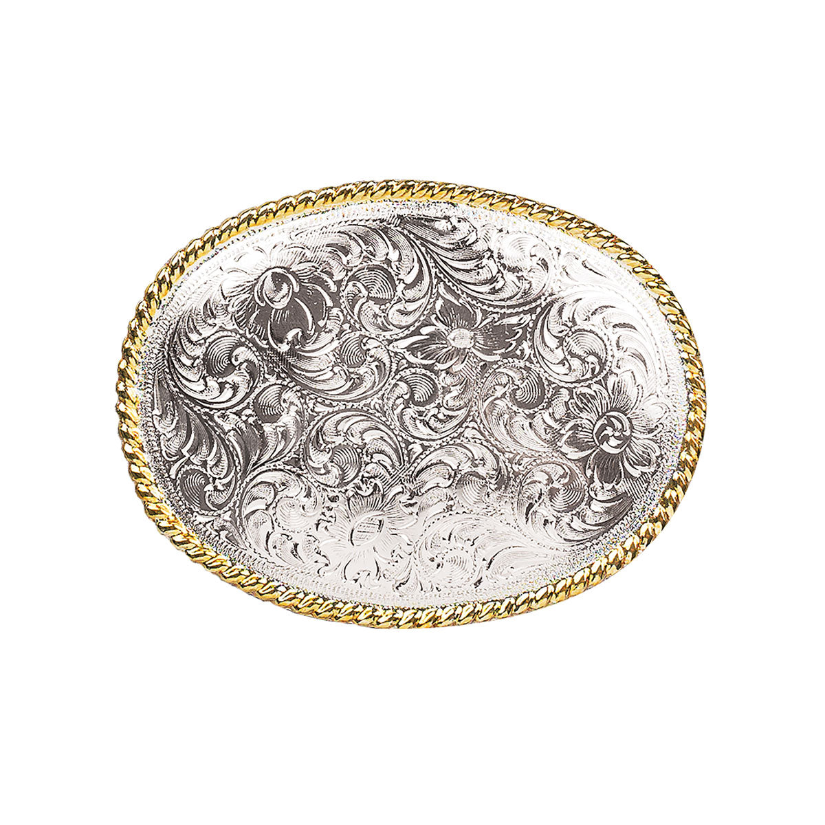37220 NOCONA MENS OVAL SCROLLED BUCLE