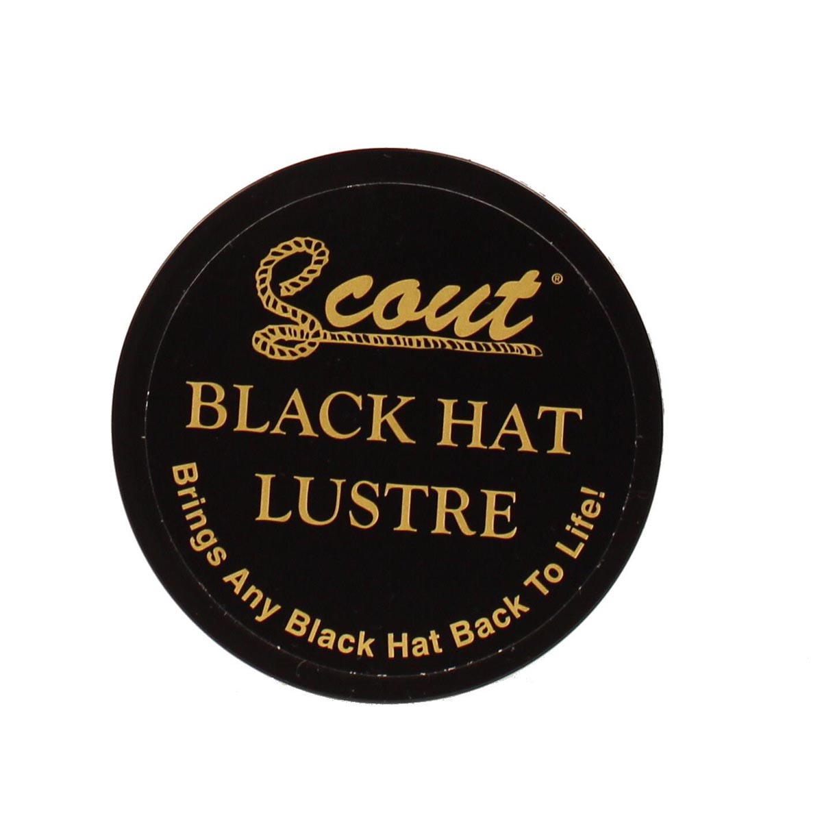 01066 SCOUT BLACK HAT LUSTRE