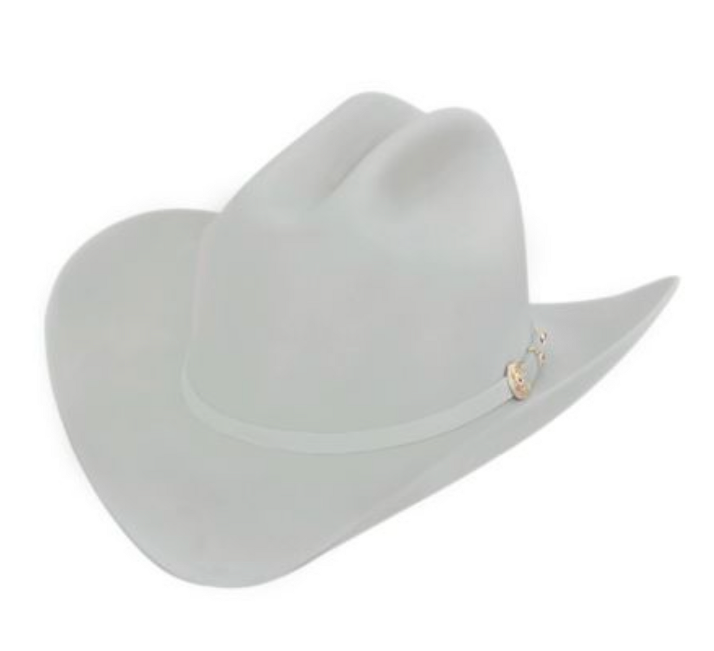 6X REAL PLATINUM LARRY MAHAN FELT HAT