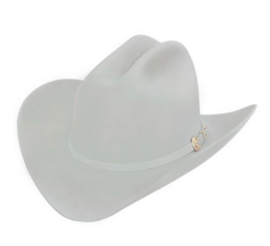 6X REAL PLATINUM LARRY MAHAN FELT HAT