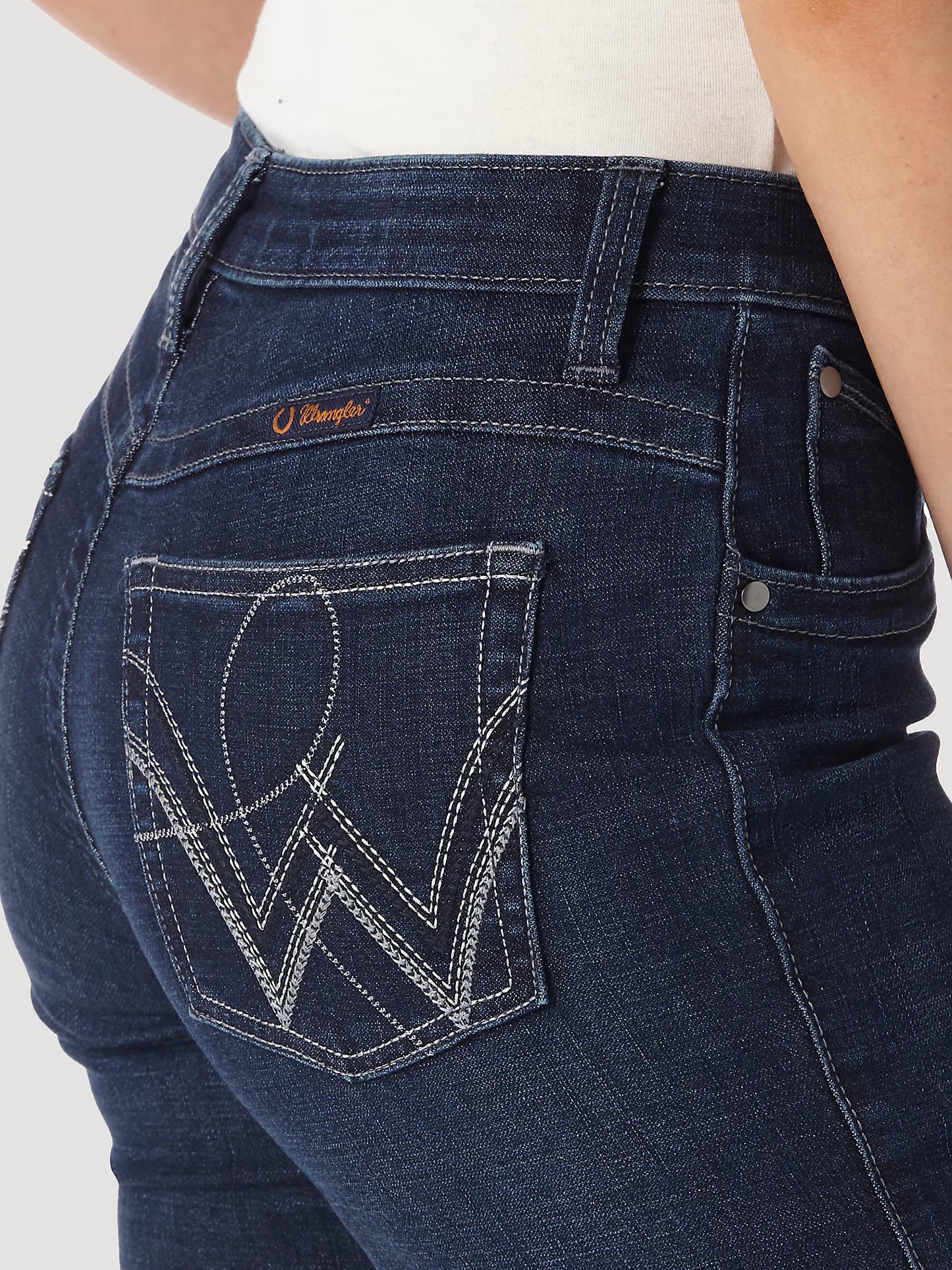 WRQ20ST Women's Wrangler Ultimate Riding Jean Q-Baby Mid-Rise Bootcut