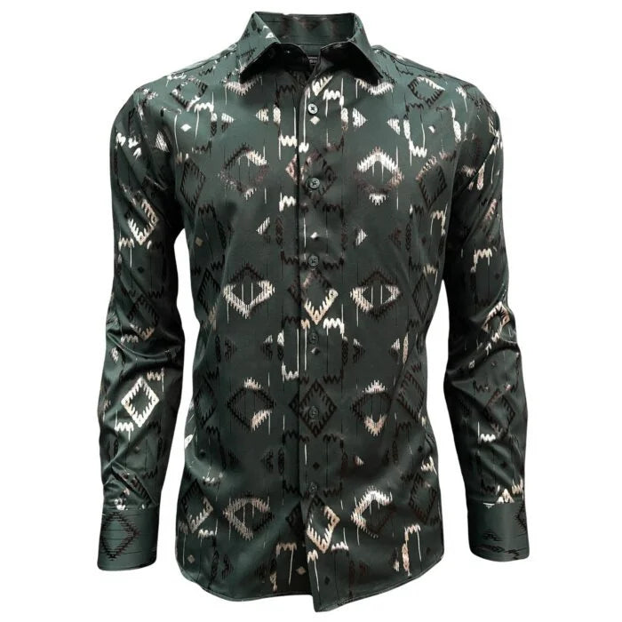 LAM4474 GREEN LONG SLEEVE SHIRT