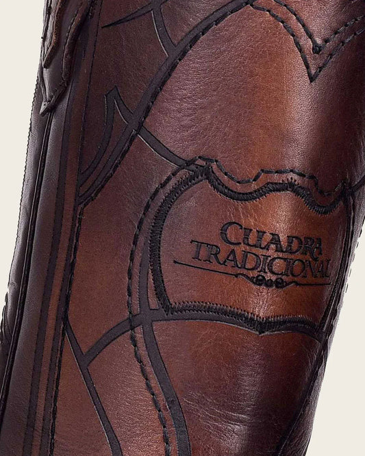 CU347 CUADRA CHESNUT LASER BOOTS
