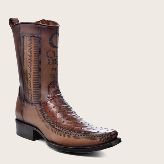 CU804 CUADRA OSTRICH-MORONI CASTANO BOOTS