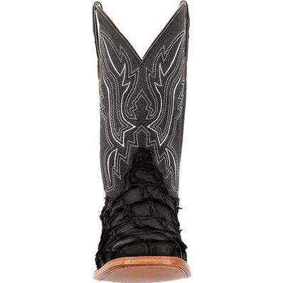 DDB0381 DURANGO MN WSTRN PIRARUCU BOOTS-BLACK MATTE