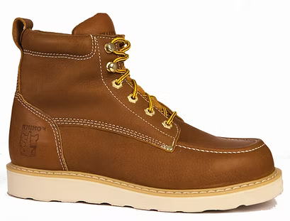 62S06 RHINO 6' MOC SAFETY TOE LEATHER WORK BOOT