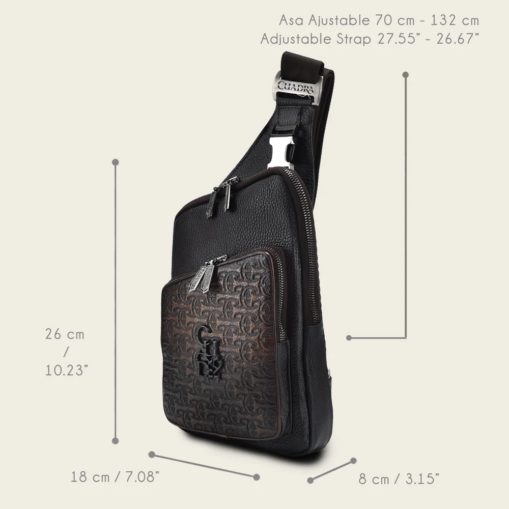 DU595 CUADRA BROWN STAMP BAG