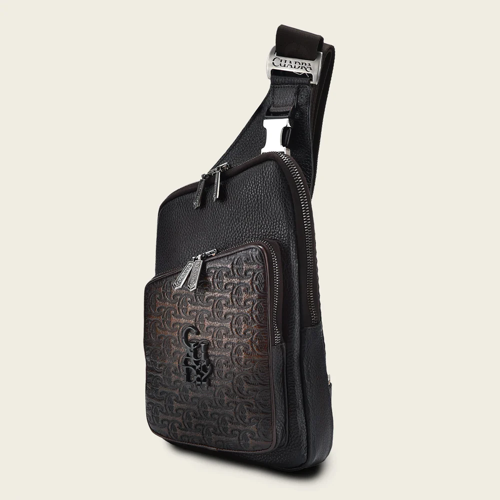 DU595 CUADRA BROWN STAMP BAG