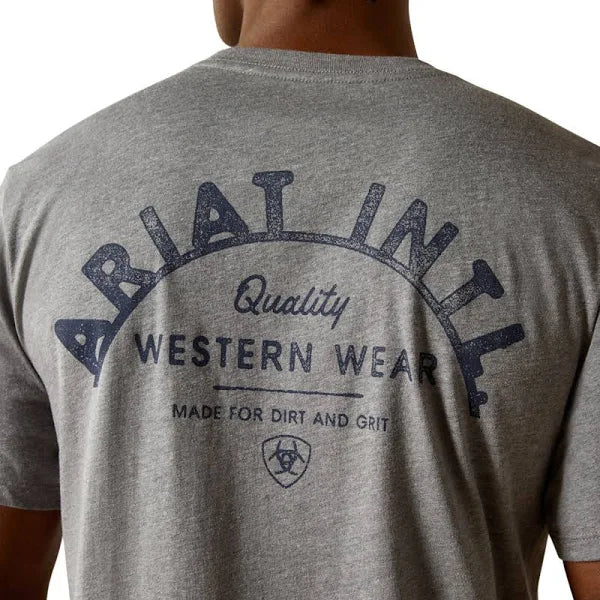 10062413 MNS Ariat Iron Ranch Arch T-Shirt