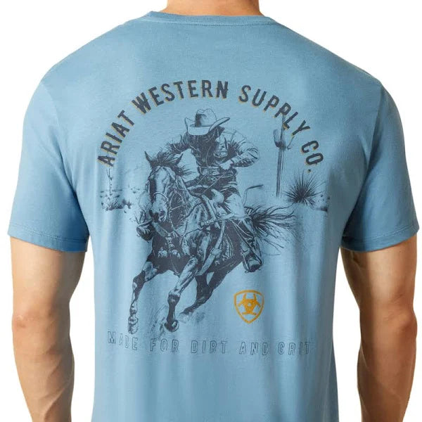 10062421 MNS Ariat Blazing Saddle T-Shirt