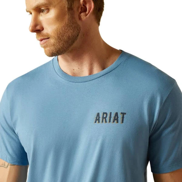 10062421 MNS Ariat Blazing Saddle T-Shirt