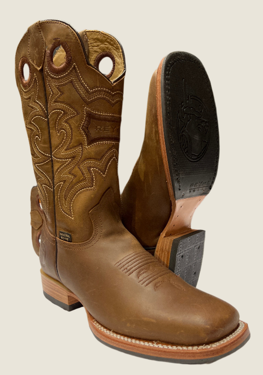 070-H  CRAZY THANG-BROWN BOOTS