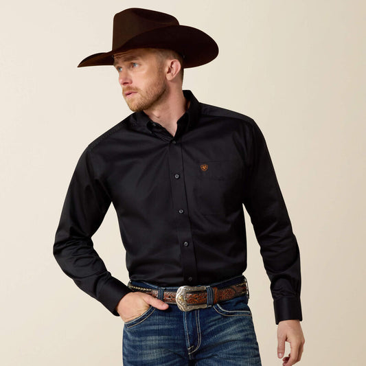 10000502 MNS SOLID TWILL CLASSIC FIT SHIRT