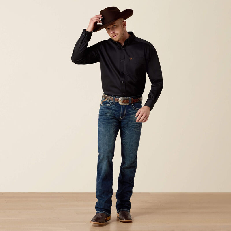 10000502 MNS SOLID TWILL CLASSIC FIT SHIRT