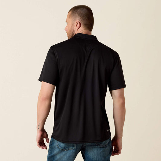 10009062 MNS TEK SS POLO BLACK