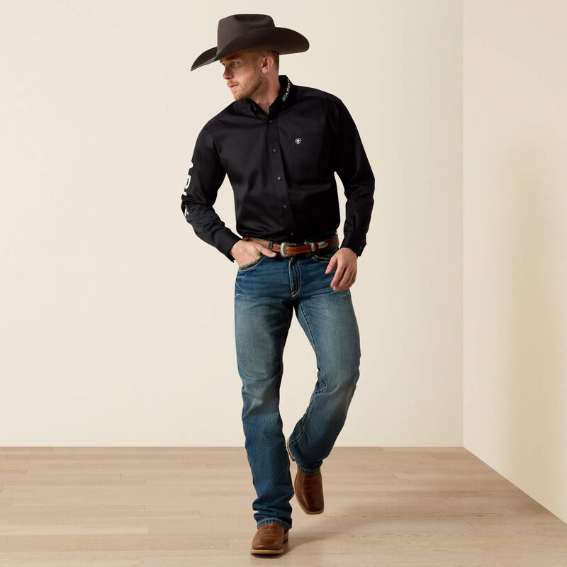 10017497 TEAM LOGO TWILL CLASSIC FIT SHIRT