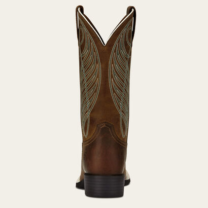 10018528 ROUND UP WIDE SQUARE TOE WESTERN BOOT