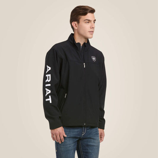 10019279 MNS TEAM SOFTSHELL JKT-BLACK