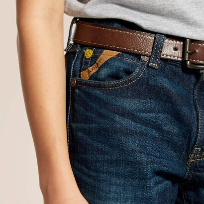 10023450 B5 SLIM STRETCH LEGACY STACKABLE STRAIGHT LEG JEAN ARIAT BOYS