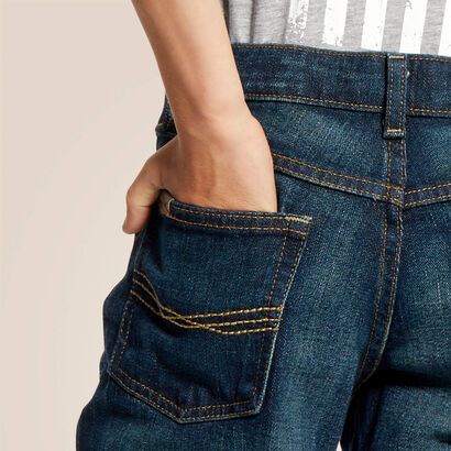 10023450 B5 SLIM STRETCH LEGACY STACKABLE STRAIGHT LEG JEAN ARIAT BOYS