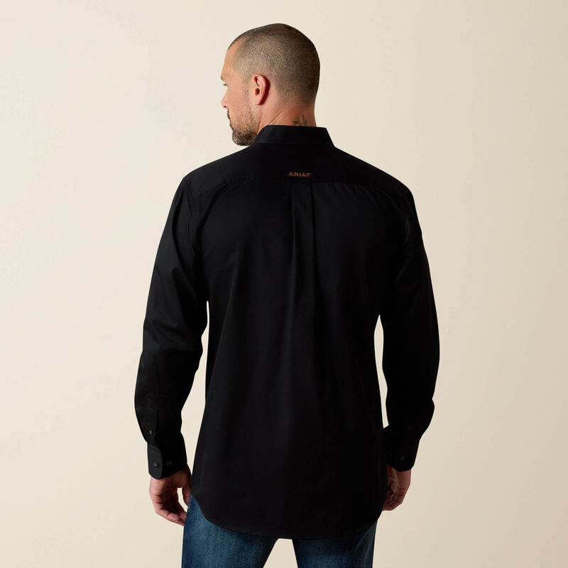 10034229 MNS SOLID TWILL FITTED SHIRT