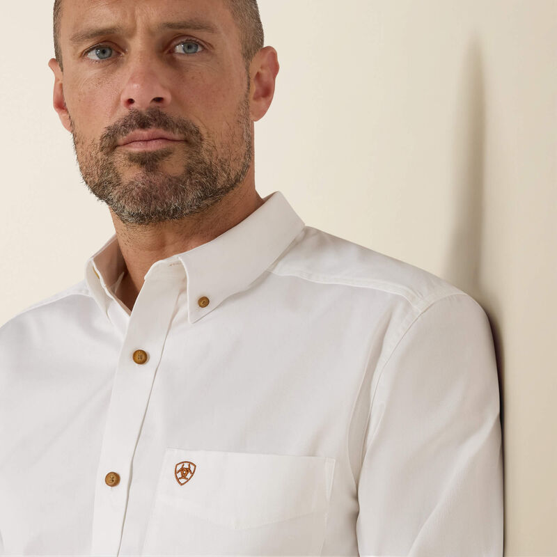 10034230 MNS SOLID TWILL FITTED SHIRT