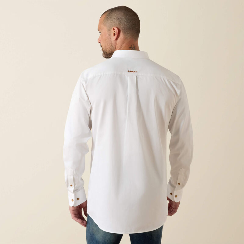 10034230 MNS SOLID TWILL FITTED SHIRT