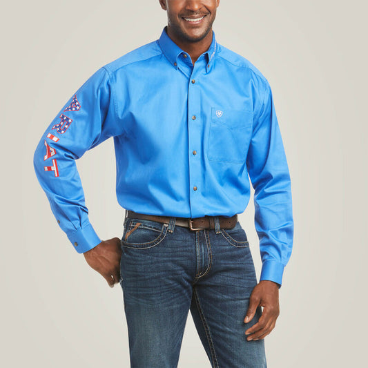 10036179 TEAM LOGO TWILL CLASSIC FIT SHIRT