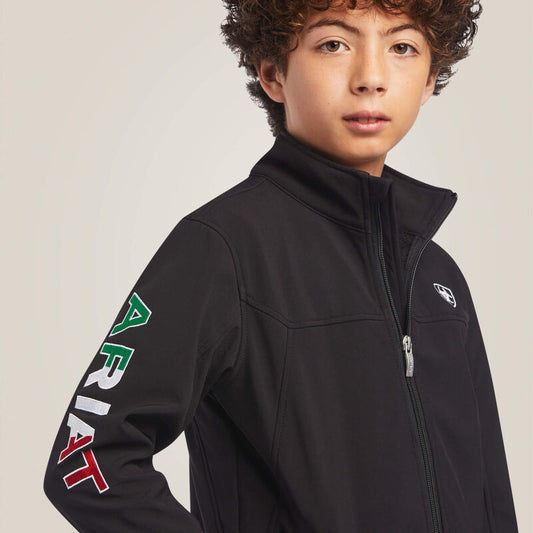 10036550 YTH TEAM MEX JACKET-BLACK