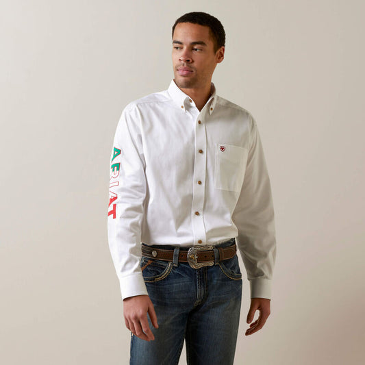 10040911 Team Logo Twill Classic Fit Shirt