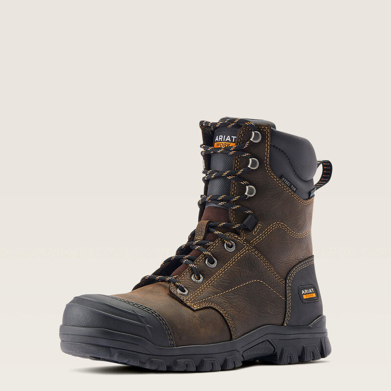 10042496 TREADFAST 8" WATERPROOF STEEL TOE WORK BOOT