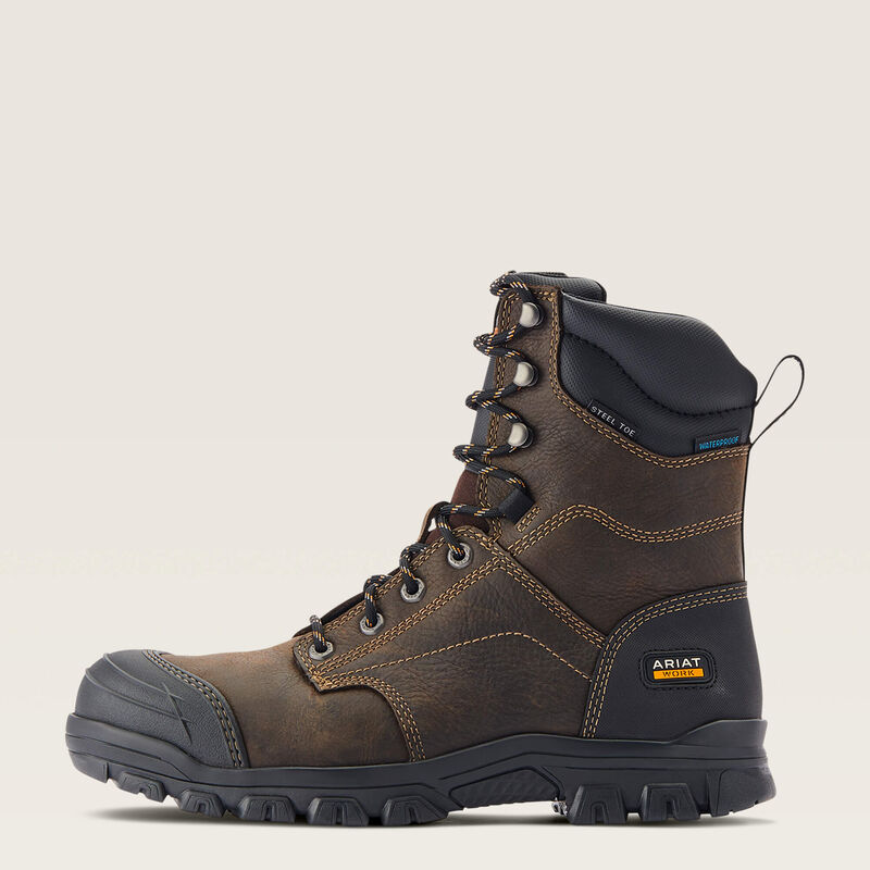 10042496 TREADFAST 8" WATERPROOF STEEL TOE WORK BOOT