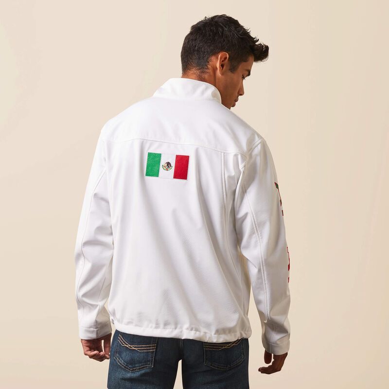 10043549 MNS JACKET MEXICO-WHITE