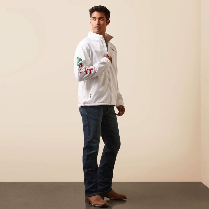 10043549 MNS JACKET MEXICO-WHITE