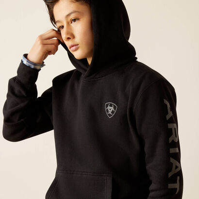 10046473 ARIAT LOGO HOODIE BOYS
