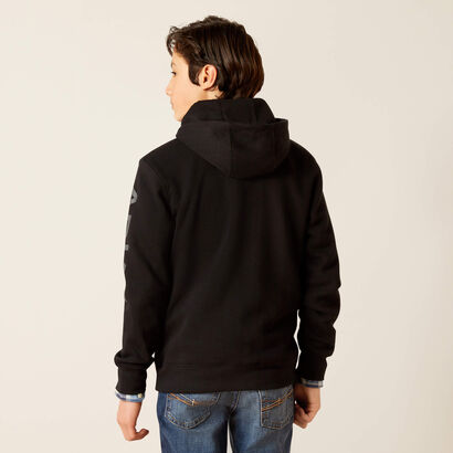 10046473 ARIAT LOGO HOODIE BOYS