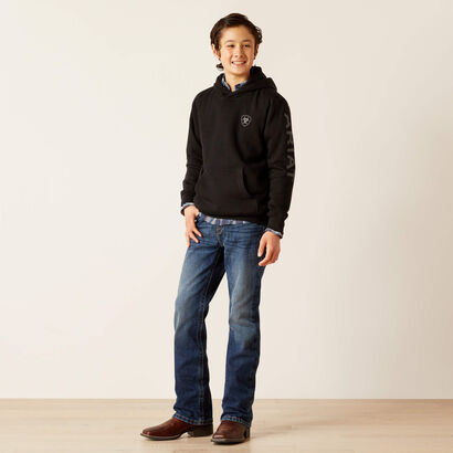 10046473 ARIAT LOGO HOODIE BOYS