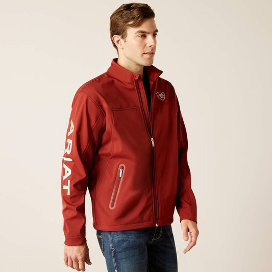 10046691 NEW TEAM SOFTSHELL JKT-FIRED BRICK