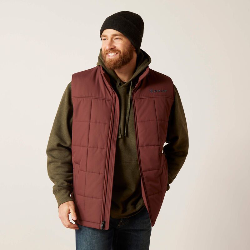 10046737 CRIUS INSULATED VEST-BEATEN ROOT