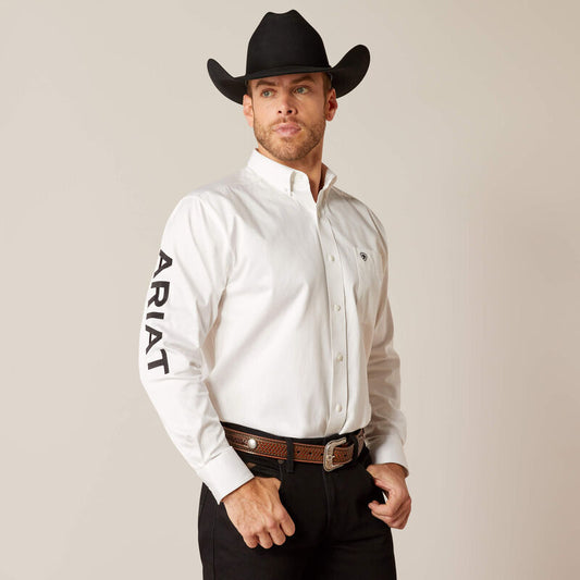 10046825 TEAM LOGO TWILL CLASSIC FIT SHIRT