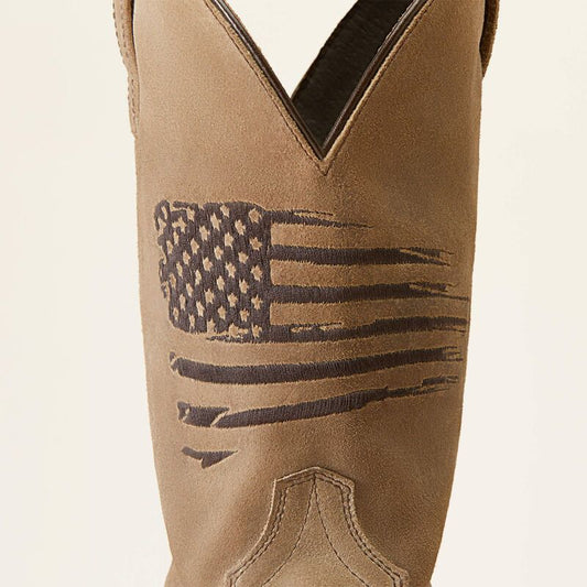 10046863 ARIAT CIRCUIT PATRIOT WESTER-BURNED GREY BOOTS